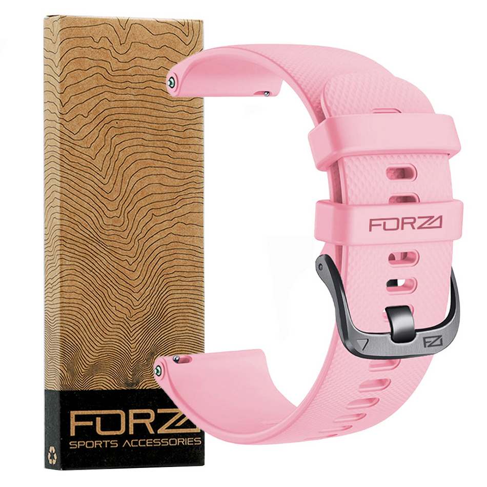 Forza Elite 18mm Quick Release Classic Watch Strap - Light Pink