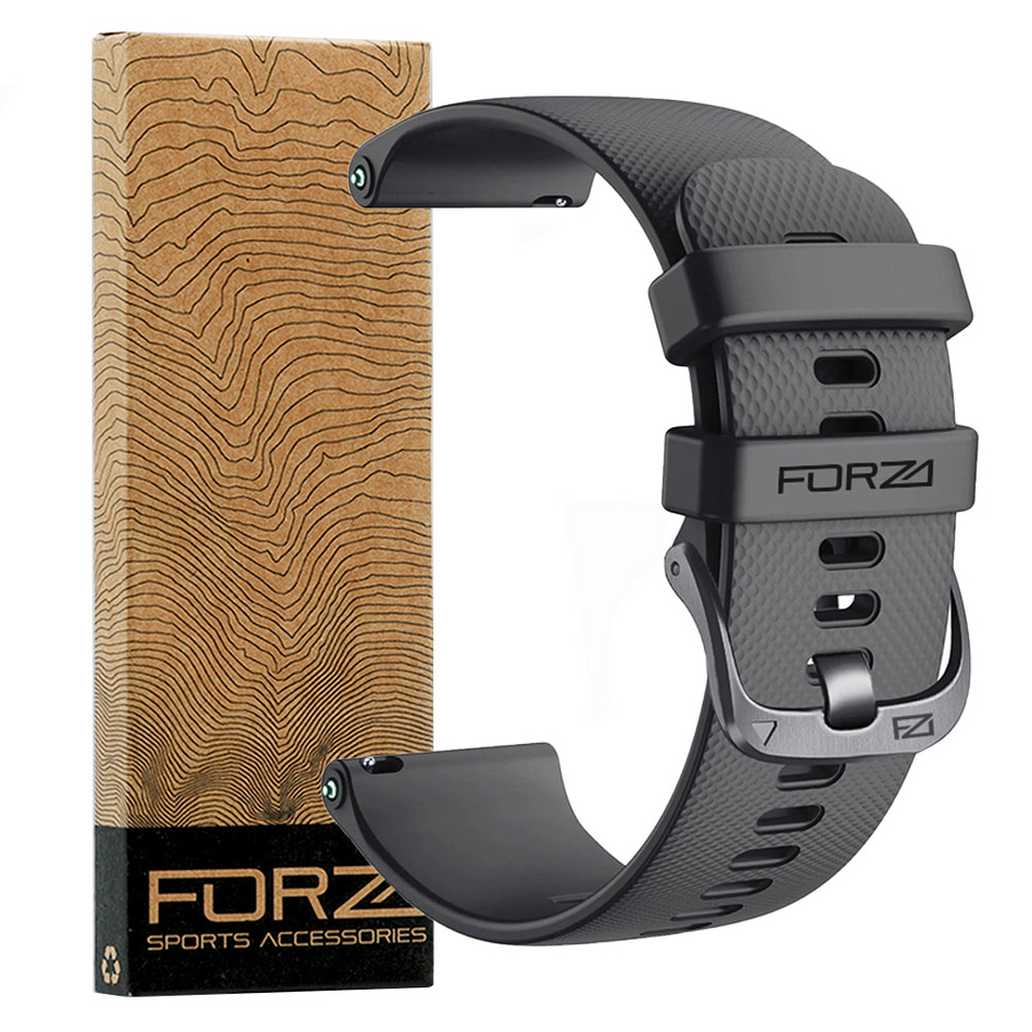 Forza Elite 18mm Quick Release Classic Watch Strap - Black