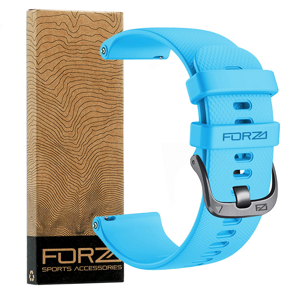 Forza Elite 18mm Quick Release Classic Watch Strap - Sky Blue