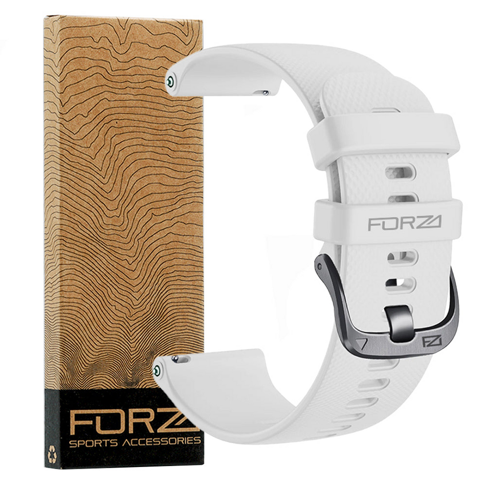 Forza Elite 20mm Quick Release Classic Watch Strap - White