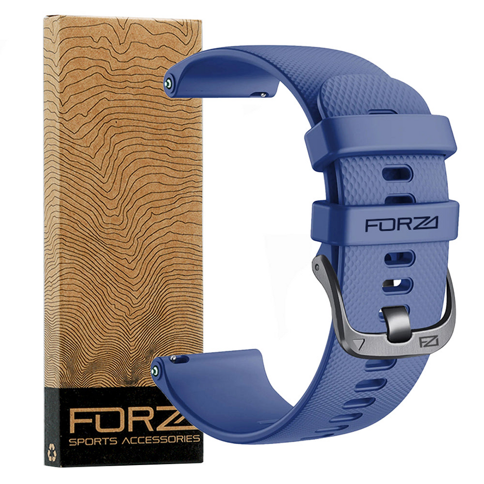 Forza Elite 20mm Quick Release Classic Watch Strap - Navy Blue