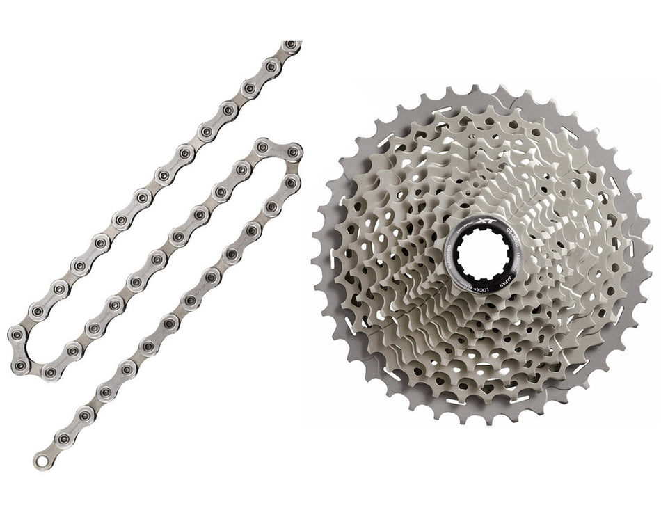 Shimano XT Cassette & Chain Combo (CS-M8000) 11-42 + (CN-HG701) 11-Speed
