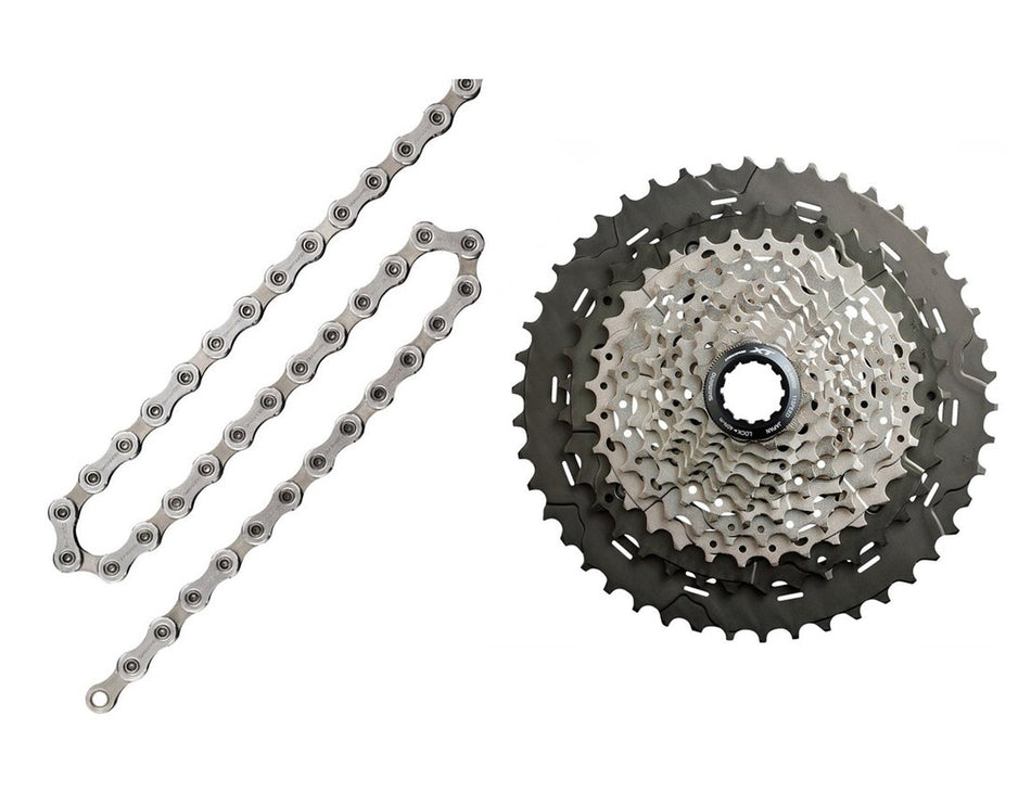 Shimano XT Cassette & Chain Combo (CS-M8000) 11-46 + (CN-HG701) 11-Speed
