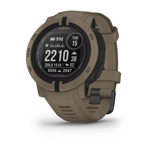 Garmin Instinct 2 Solar Tactical Edition - Coyote Tan