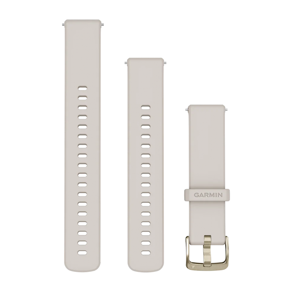 Garmin Quick Release 18mm - Ivory with Soft Gold Hardware