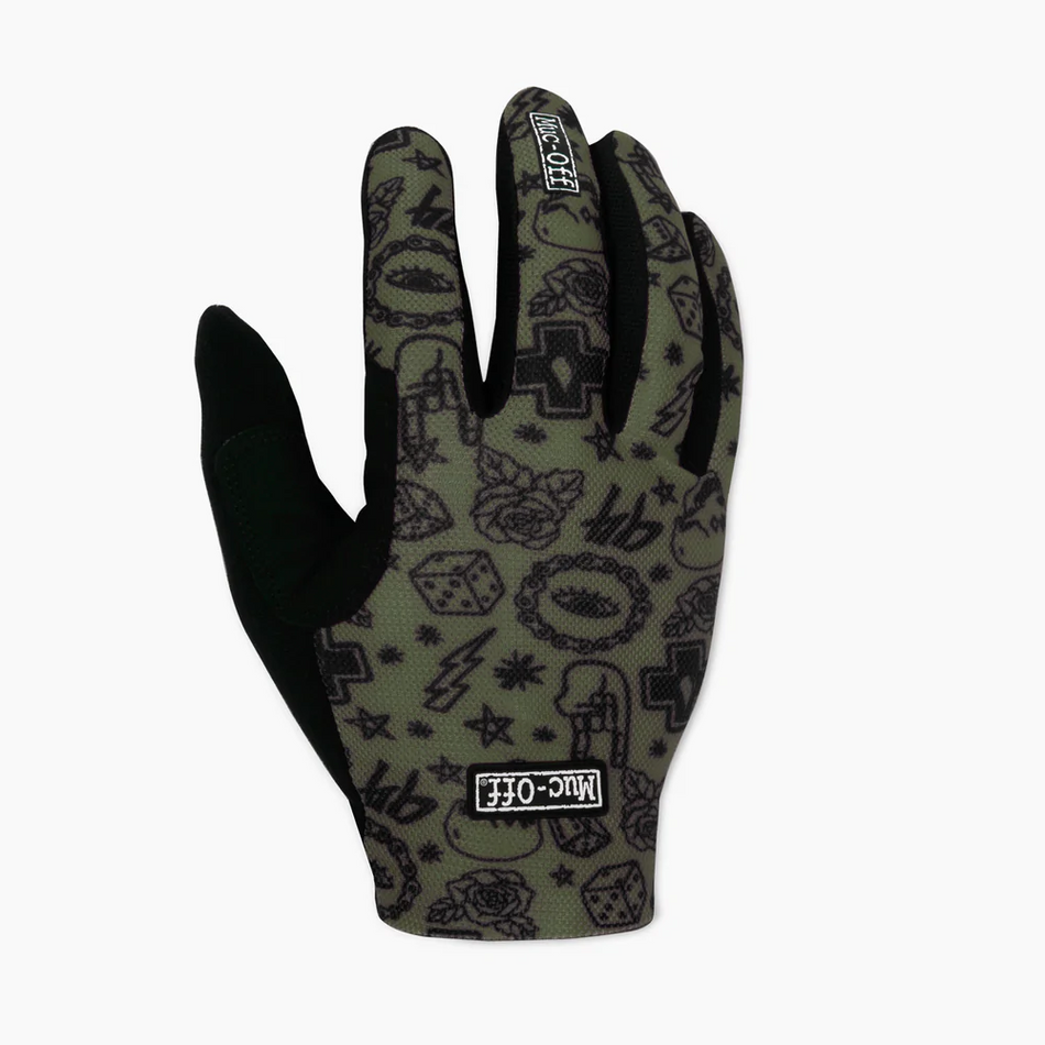 Muc-Off Summer Lightweight Mesh Rider Gloves - Green (XL)