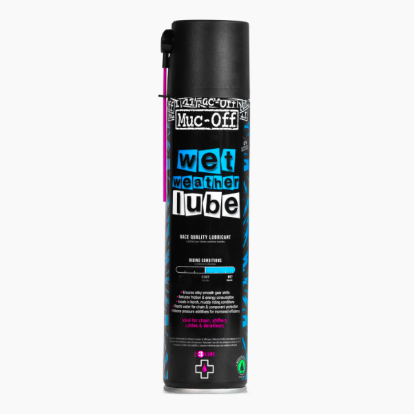 Muc-Off Wet Weather Lube Erosol - 400ml