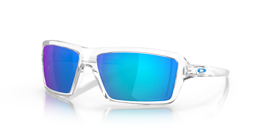 Oakley - Cables - Polished Clear/Prizm Sapphire Polarized