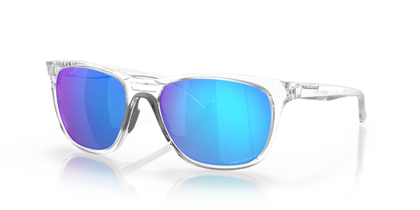 Oakley - Leadline - Polished Clear/Prizm Sapphire Polarized