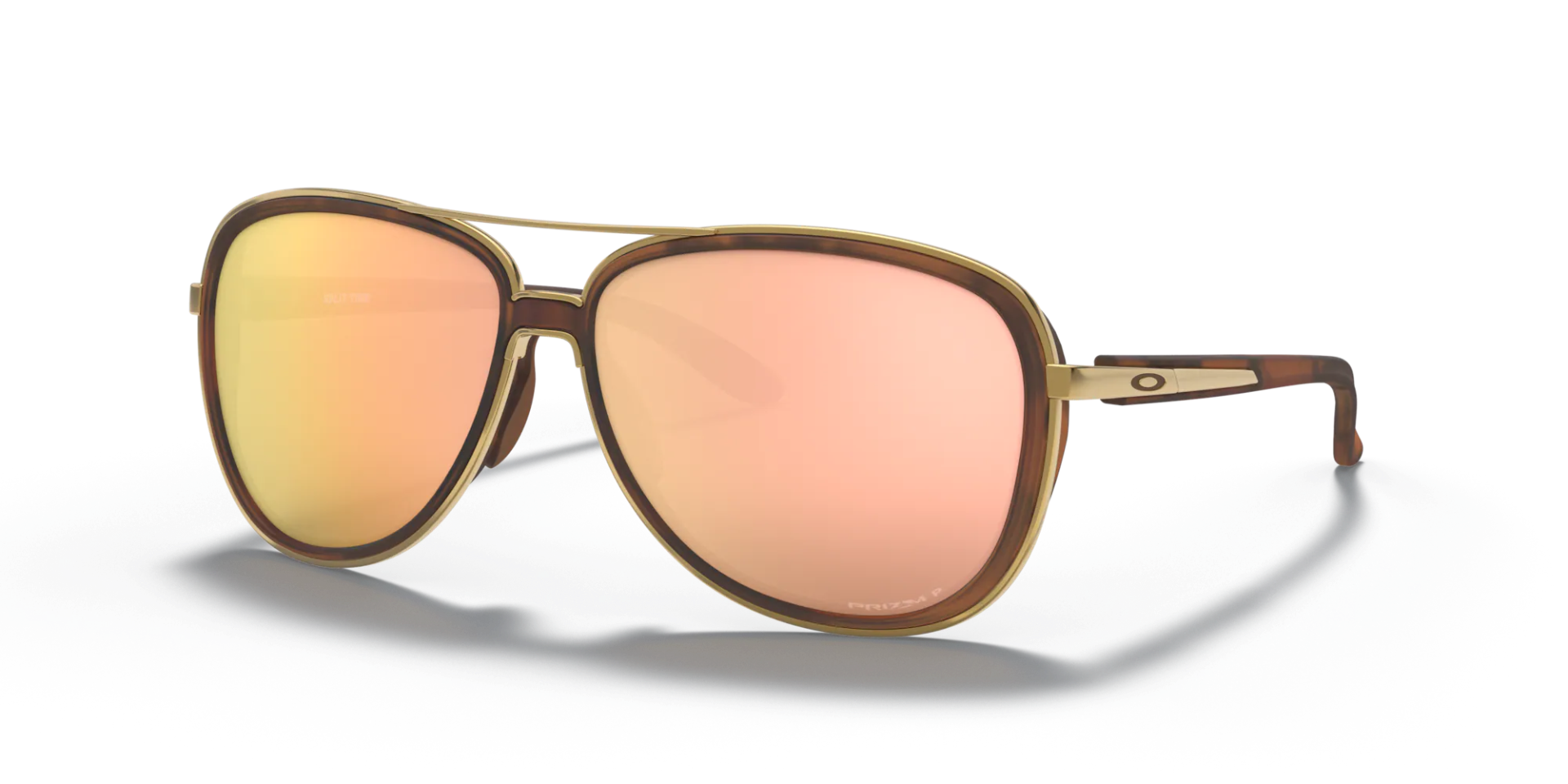 Oakley - Split Time - Brown Tortoise Gold/Prizm Rose Gold Polarized