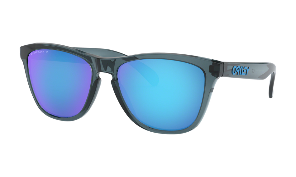 Oakley - Frogskins - Crystal Black/Prizm Sapphire Polarized