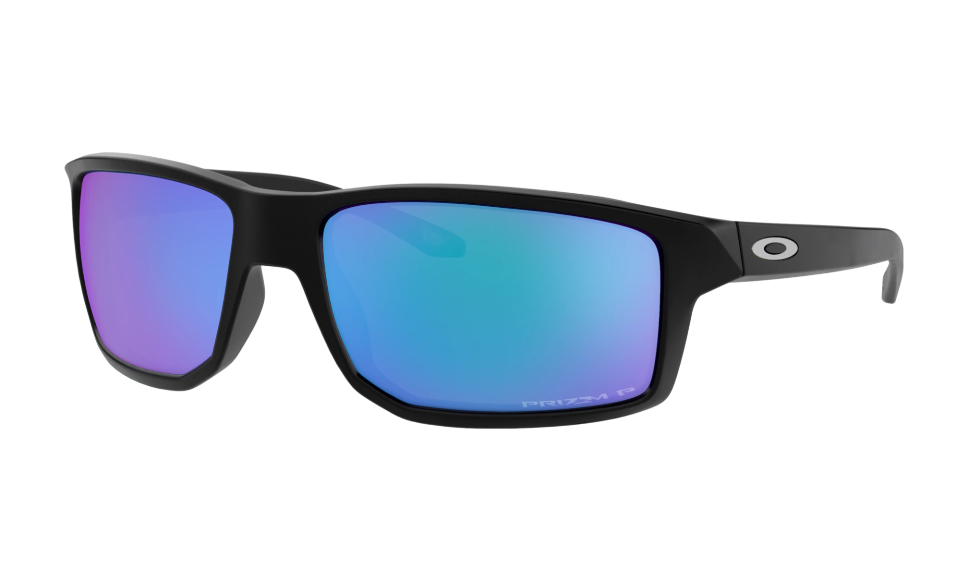 Oakley - Gibston - Matte Black/Priam Sapphire Polarized