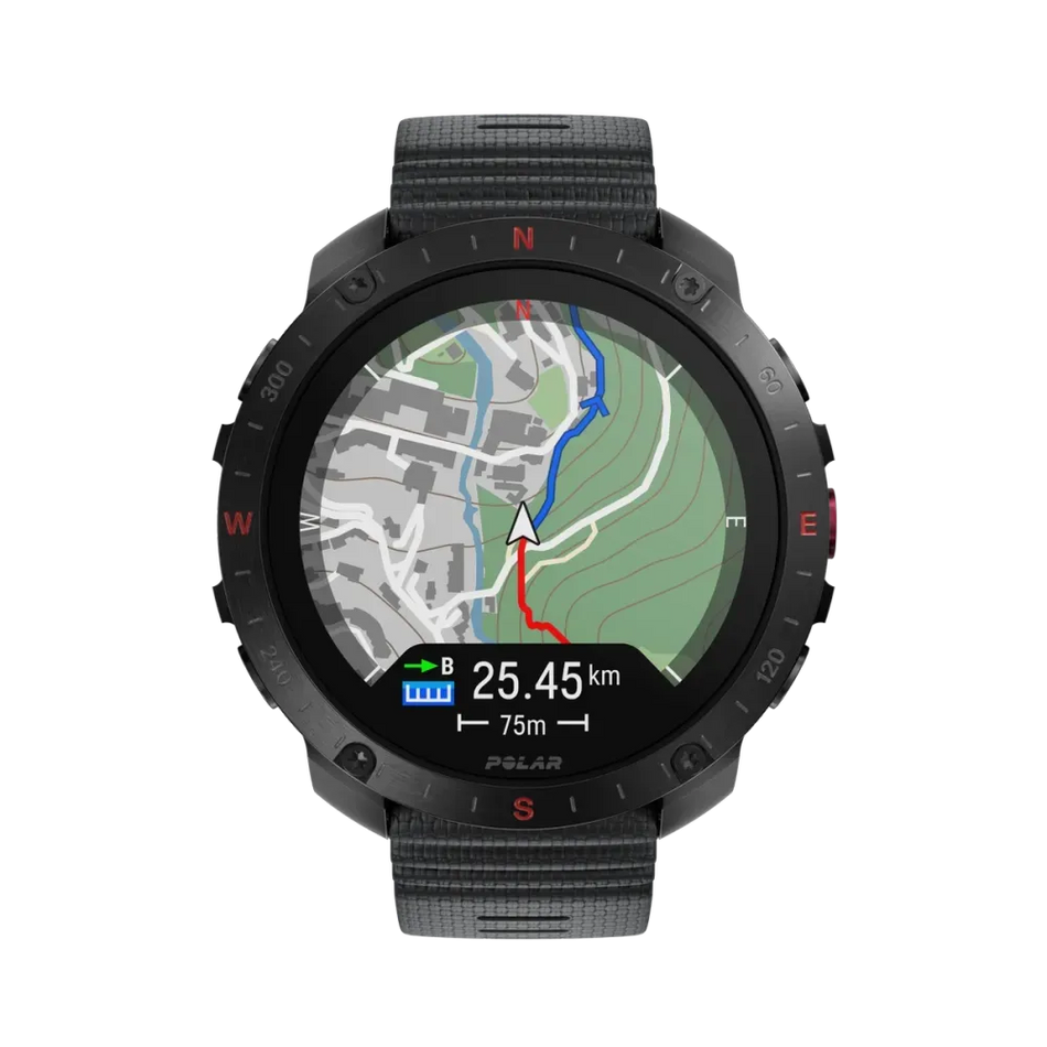 Polar Grit X2 Pro Black/Black - Amoled/Sapphire (S/L)