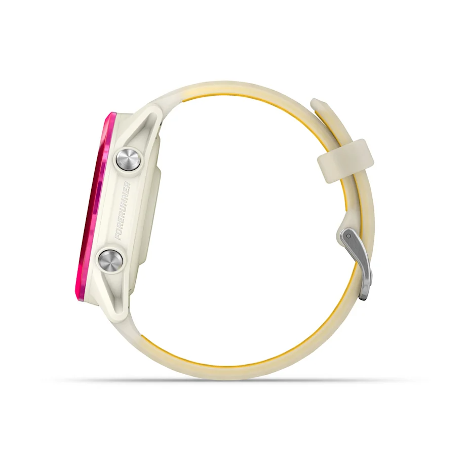 Garmin Forerunner 570 - 42mm - Raspberry Aluminium with Translucent Bone/Mango Band