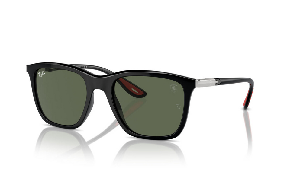 Ray-Ban - RB4336M - Scuderia Ferrari Collection - Polished Black/Green - 61