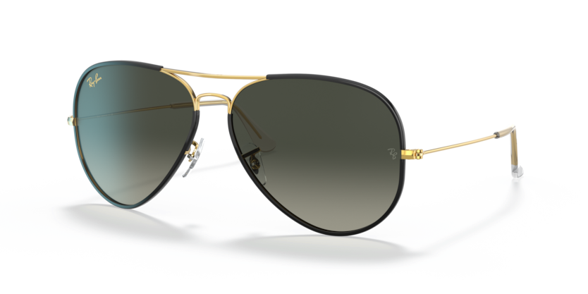 Ray-Ban - Aviator Full Colour - Black/Grey Gradient - 58