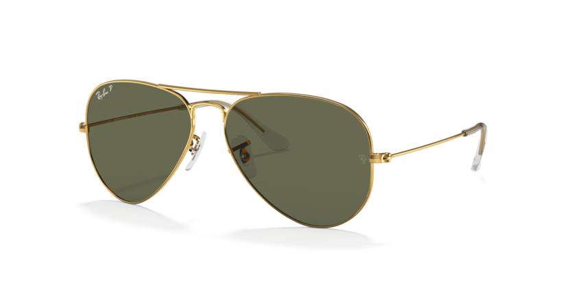 Ray-Ban - Aviator Large Metal - Gold/Polarized Green - 58