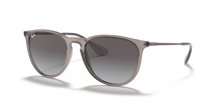 Ray-Ban - Erika - Shiney Transparent Grey/Light Grey Gradient Dark Grey - 54