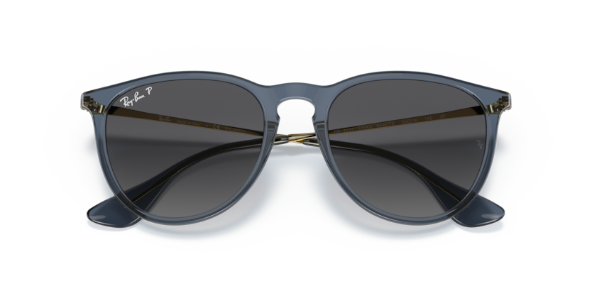 Ray-Ban Erika Transparent Blue/Polarized Grey Gradient 54