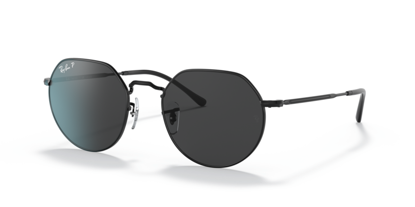 Ray-Ban - Jack - Black/Polarized Black - 53