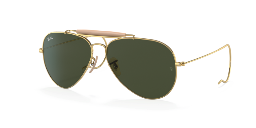 Ray-Ban - Outdoorsman I - Gold/Green Classic G-15 - 58