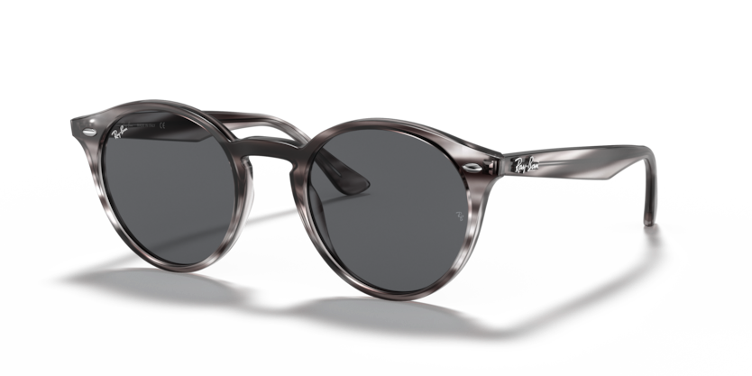 Ray-Ban - RB2180 - Striped Grey Havana/Dark Grey - 51