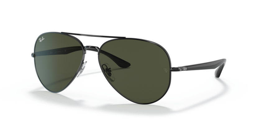 Ray-Ban - RB3675 - Black/Green - 58