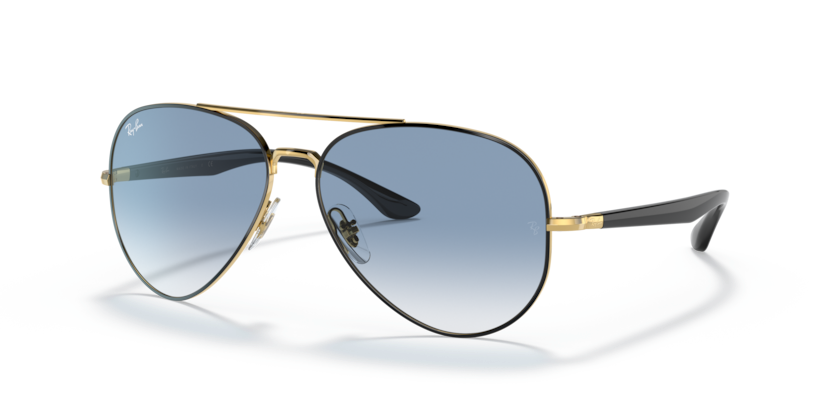 Ray-Ban - RB3675 - Black/Light Blue - 58
