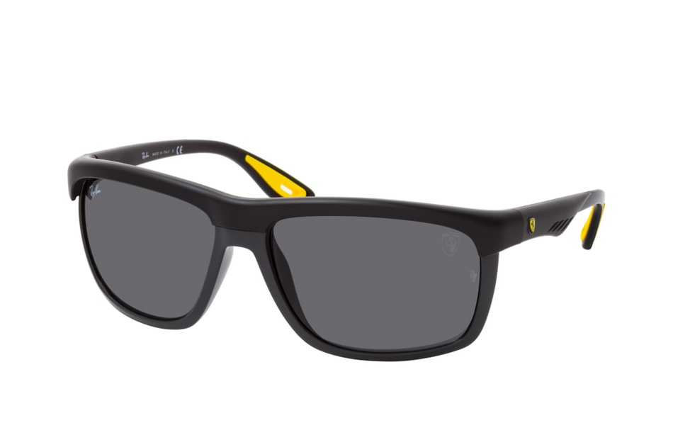 Ray-Ban - RB4363M - Scuderia Ferrari Collection - Matte Black/Grey - 61
