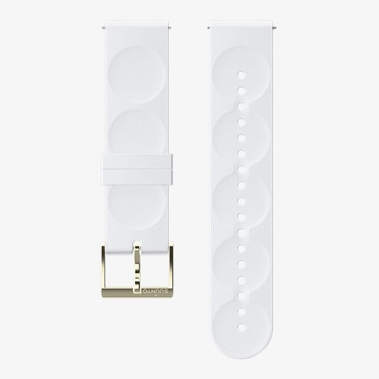 Suunto 20mm Urban 1 Silicone Strap White Gold - Small