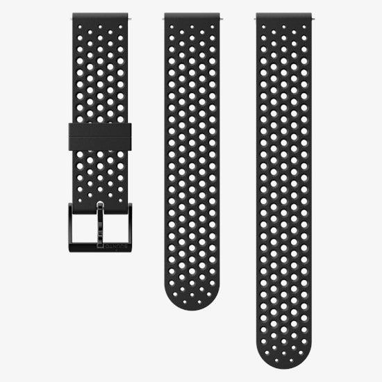 Suunto 20mm Athletic 1 Silicone Strap All Black - Small/Medium