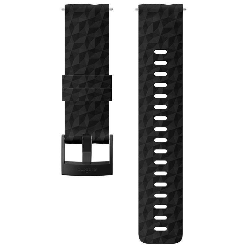 Suunto 24mm Explore 1 Silicone Strap Black - Medium