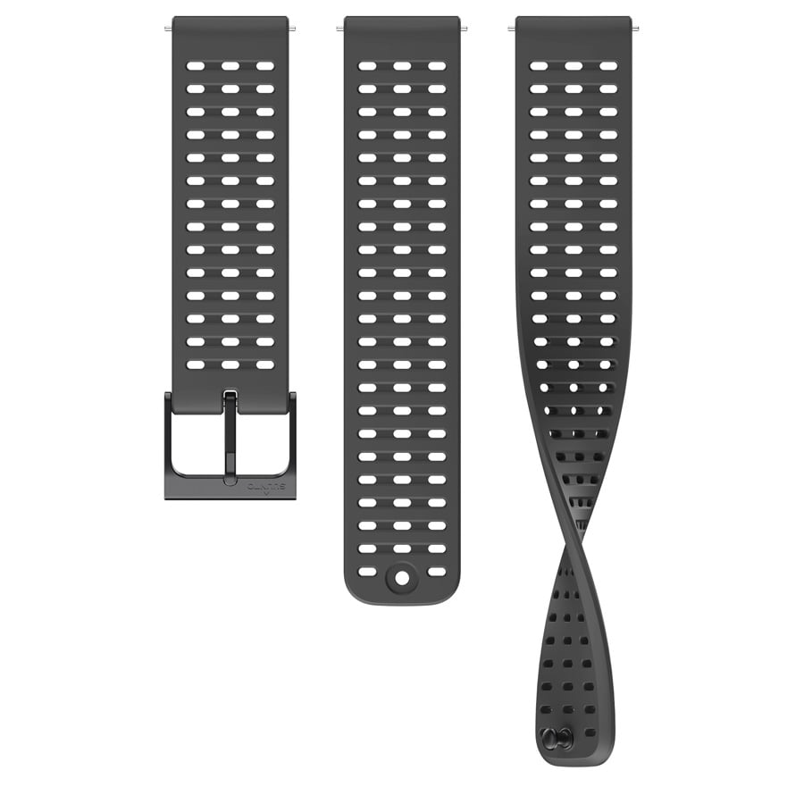 Suunto 22mm Athletic 2 Silicone Strap All Black - S/M