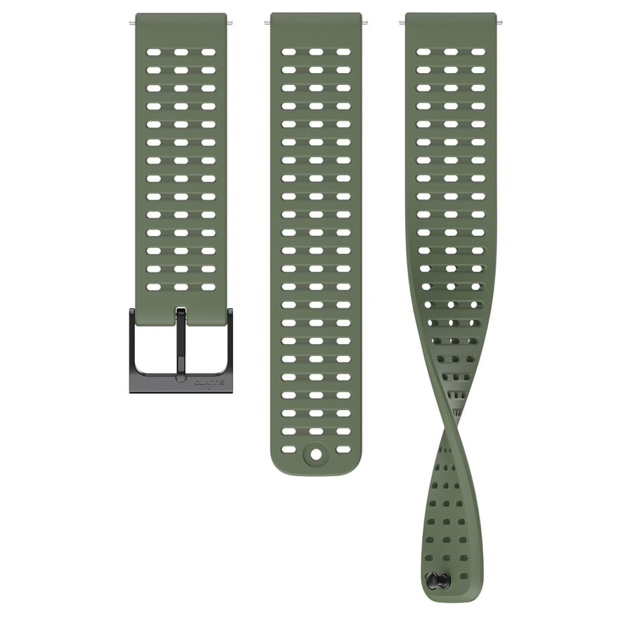 Suunto 22mm Athletic 2 Silicone Strap Forest Green - S/M