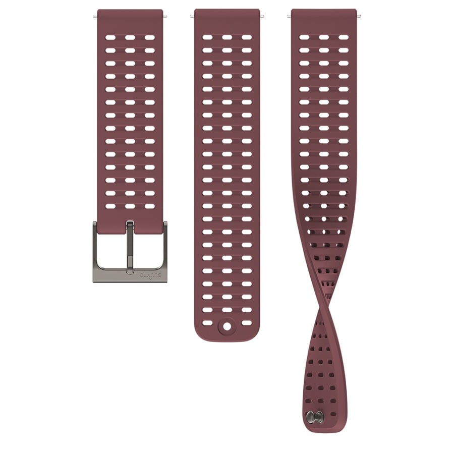 Suunto 22mm Athletic 2 Silicone Strap Dark Ruby - S/M