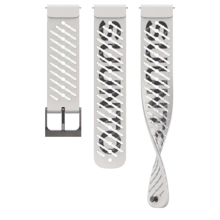 Suunto 22mm Athletic 5 Silicone Strap Pearl White - S/M