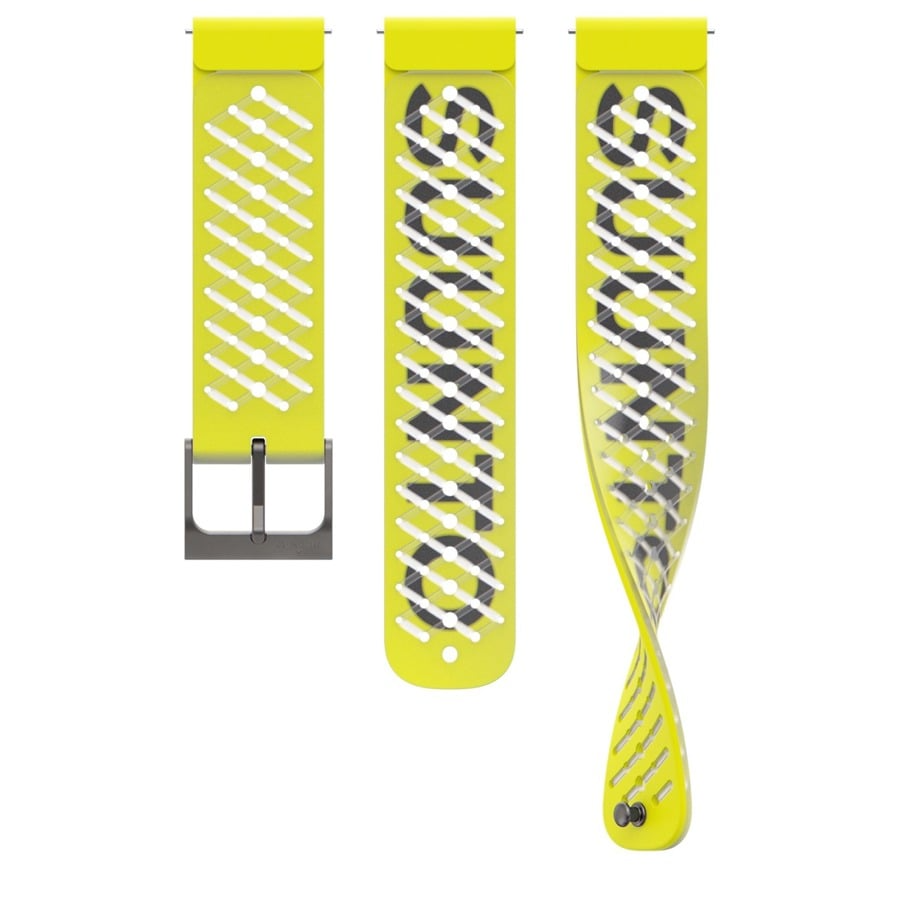 Suunto 22mm Athletic 5 Silicone Strap Lemon Yellow - S/M