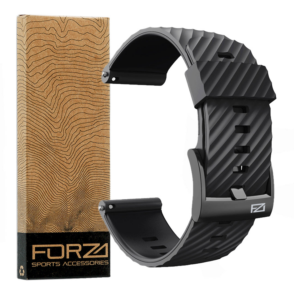 Forza Elite 24mm Watch Strap for Suunto - Black