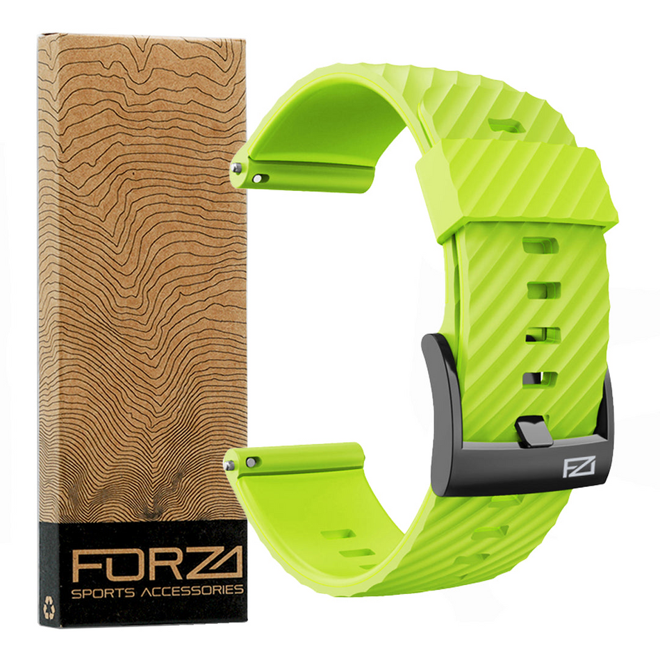 Forza Elite 24mm Watch Strap for Suunto - Lime Green