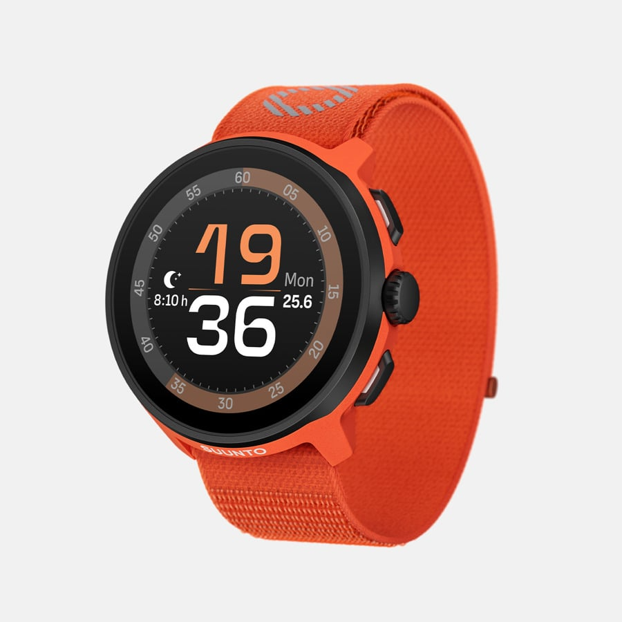 Suunto Run - Coral Orange Textile Strap