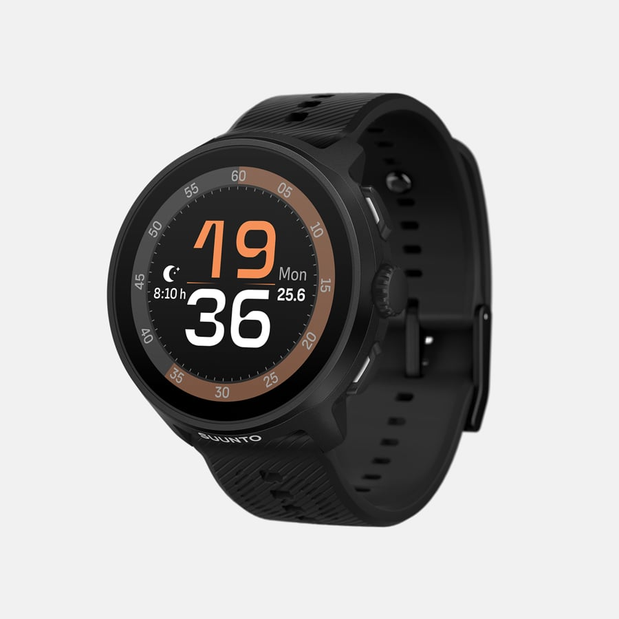 Suunto Run - All Black Silicone Strap