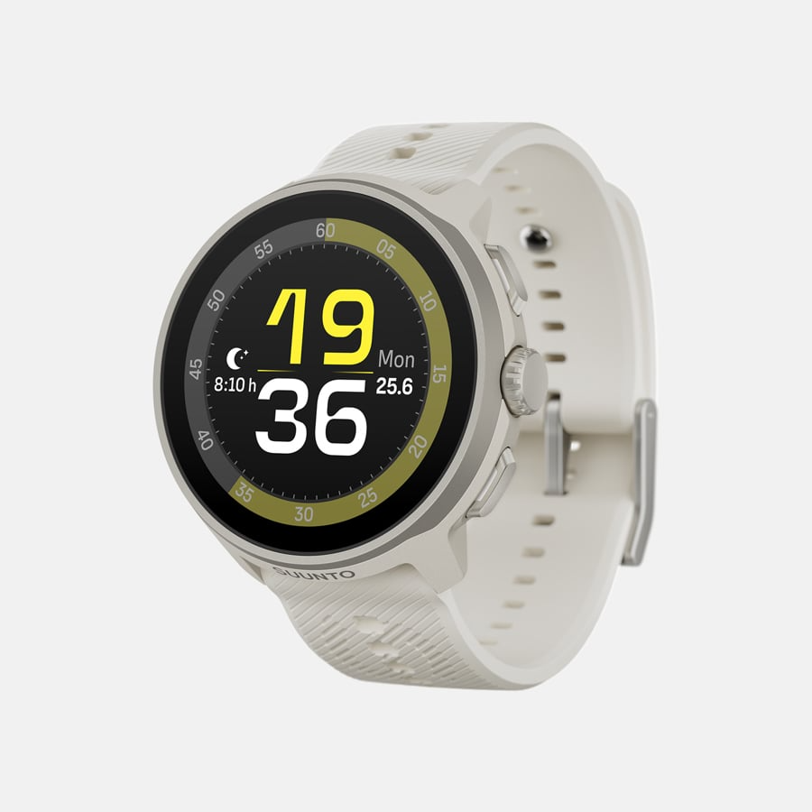 Suunto Run - Frost Gray Silicone Strap