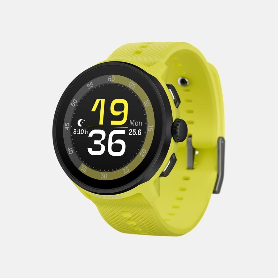 Suunto Run - Lime Silicone Strap