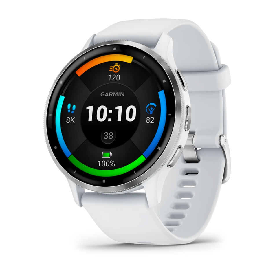 Garmin Venu 3 - Silver Stainless Steel Bezel