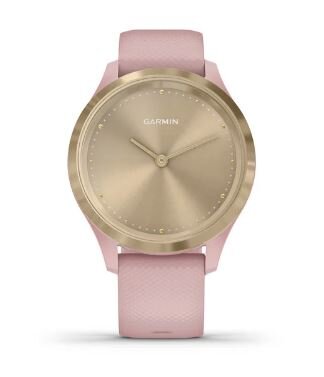 Garmin vivomove 3S - Light Gold Stainless Steel Bezel with Dust Rose Case