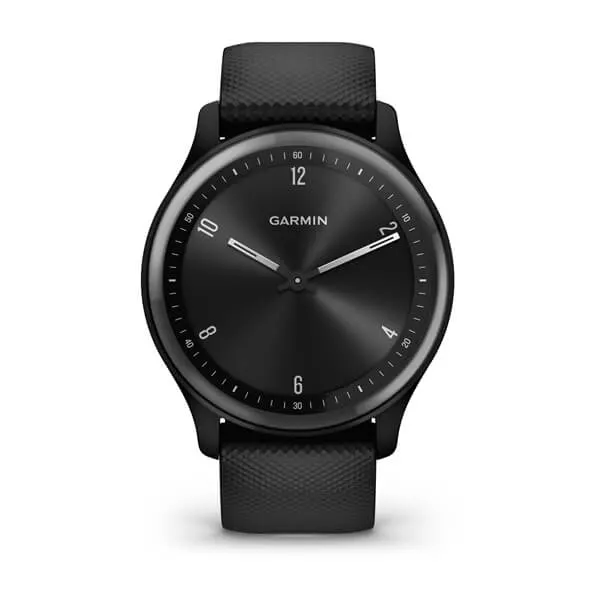 Garmin vivomove Sport - Black Case and Silicone Band