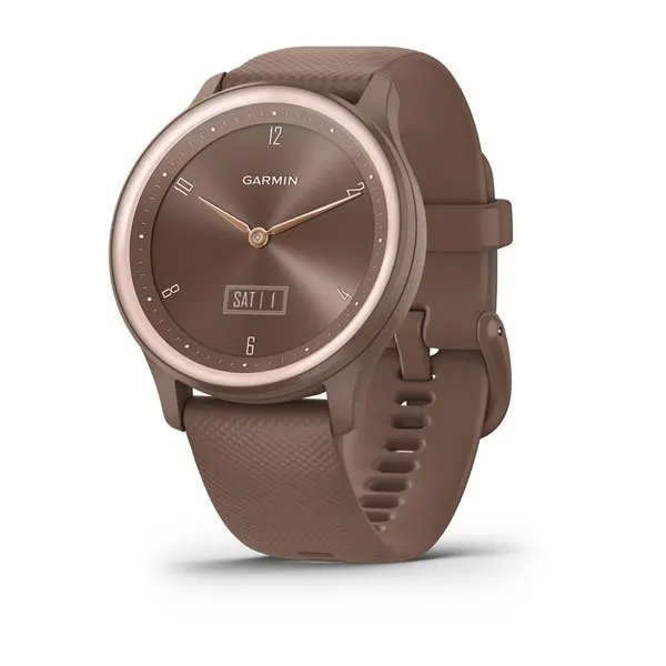 Garmin vivomove Sport - Cocoa Case and Silicone Band
