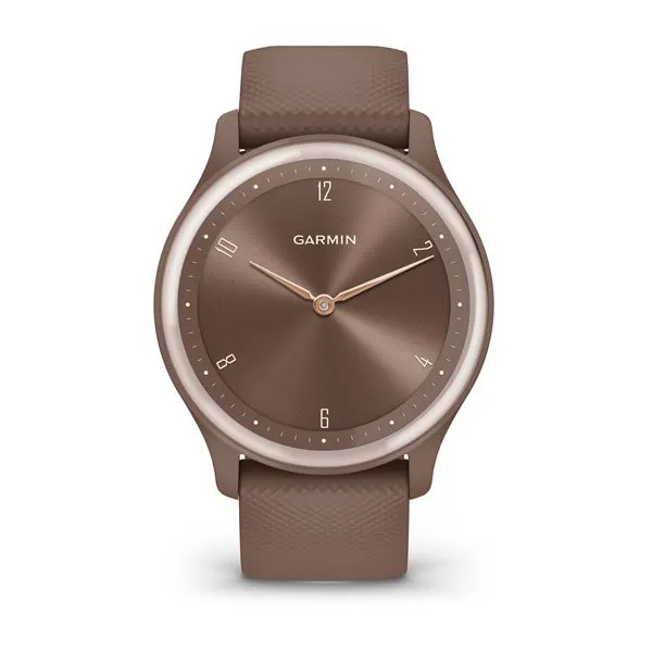 Garmin vivomove Sport - Cocoa Case and Silicone Band