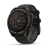 Garmin Fenix 8 - 47mm - Solar Sapphire - Carbon Grey DLC Titanium with Black/Pebble Grey Band