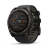 Garmin Fenix 8 - 51mm - Solar Sapphire - Carbon Grey DLC Titanium with Black/Pebble Grey Silicone Band